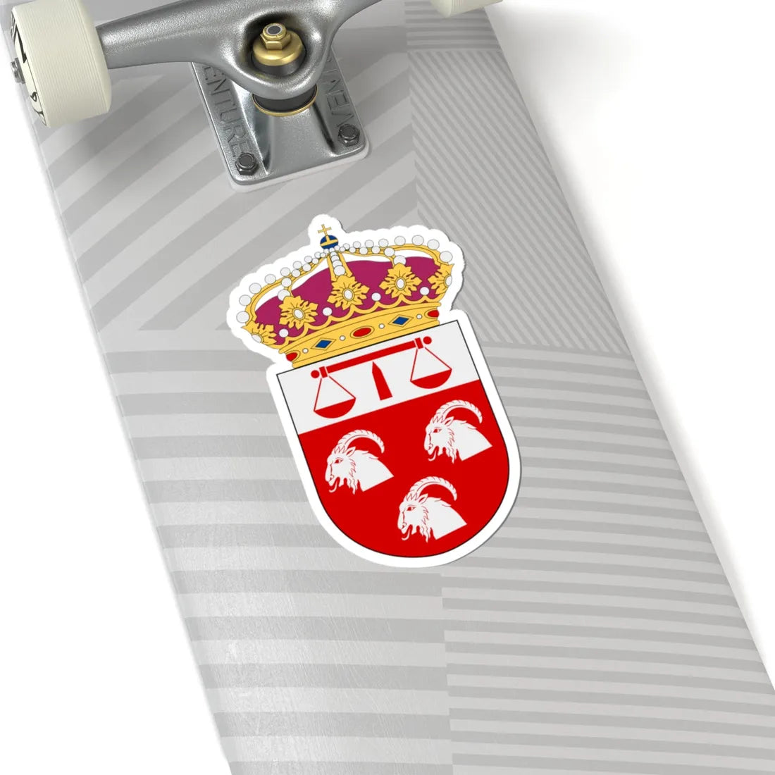Hudiksvalls tingsrätt vapen (Sweden) (Coat of Arms) STICKER Vinyl Kiss-Cut Decal - The Sticker Space