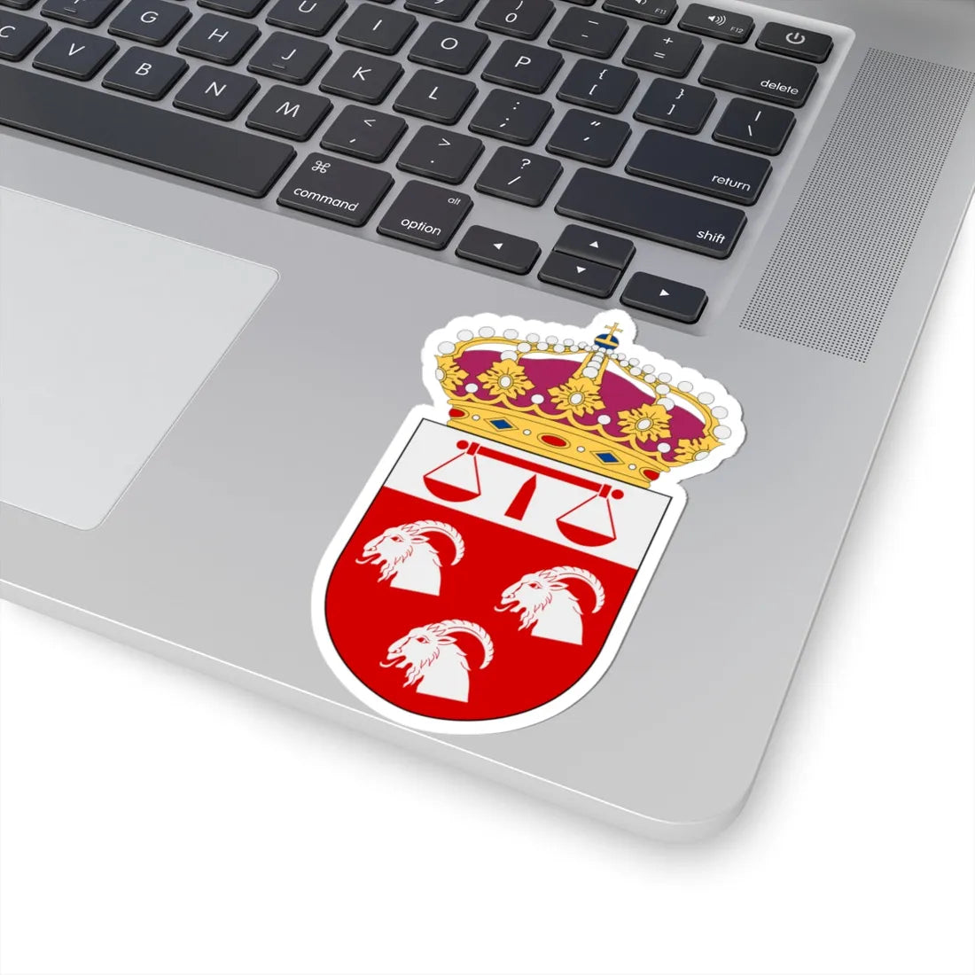 Hudiksvalls tingsrätt vapen (Sweden) (Coat of Arms) STICKER Vinyl Kiss-Cut Decal - The Sticker Space