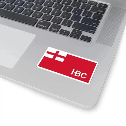 Hudsons Bay Company Flag 1682-1707 (Canada) STICKER Vinyl Kiss-Cut Decal - The Sticker Space