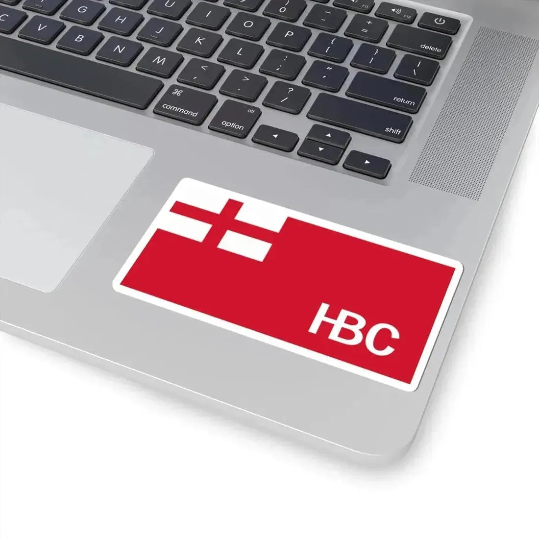 Hudsons Bay Company Flag 1682-1707 (Canada) STICKER Vinyl Kiss-Cut Decal - The Sticker Space