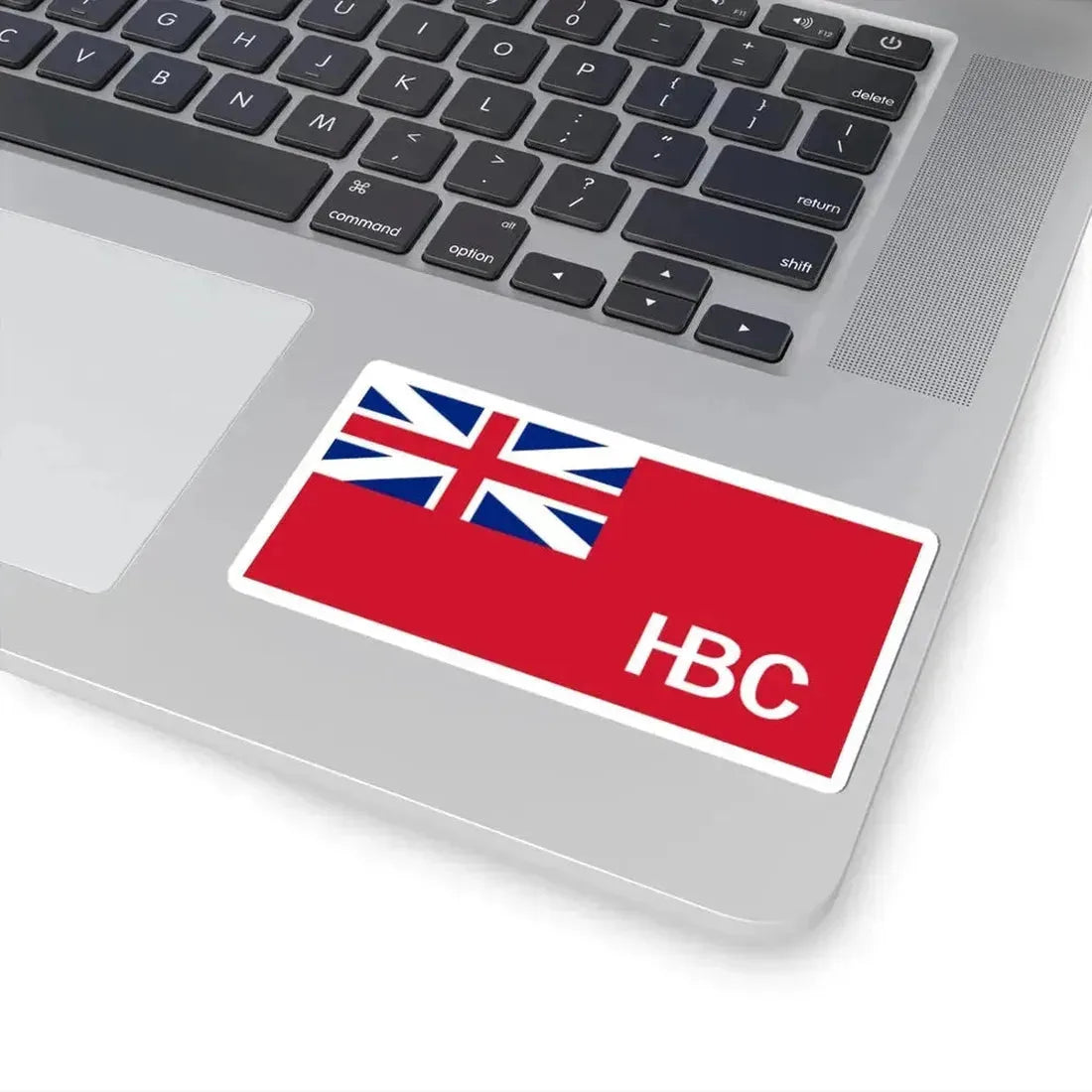 Hudsons Bay Company Flag 1707-1801 (Canada) STICKER Vinyl Kiss-Cut Decal - The Sticker Space