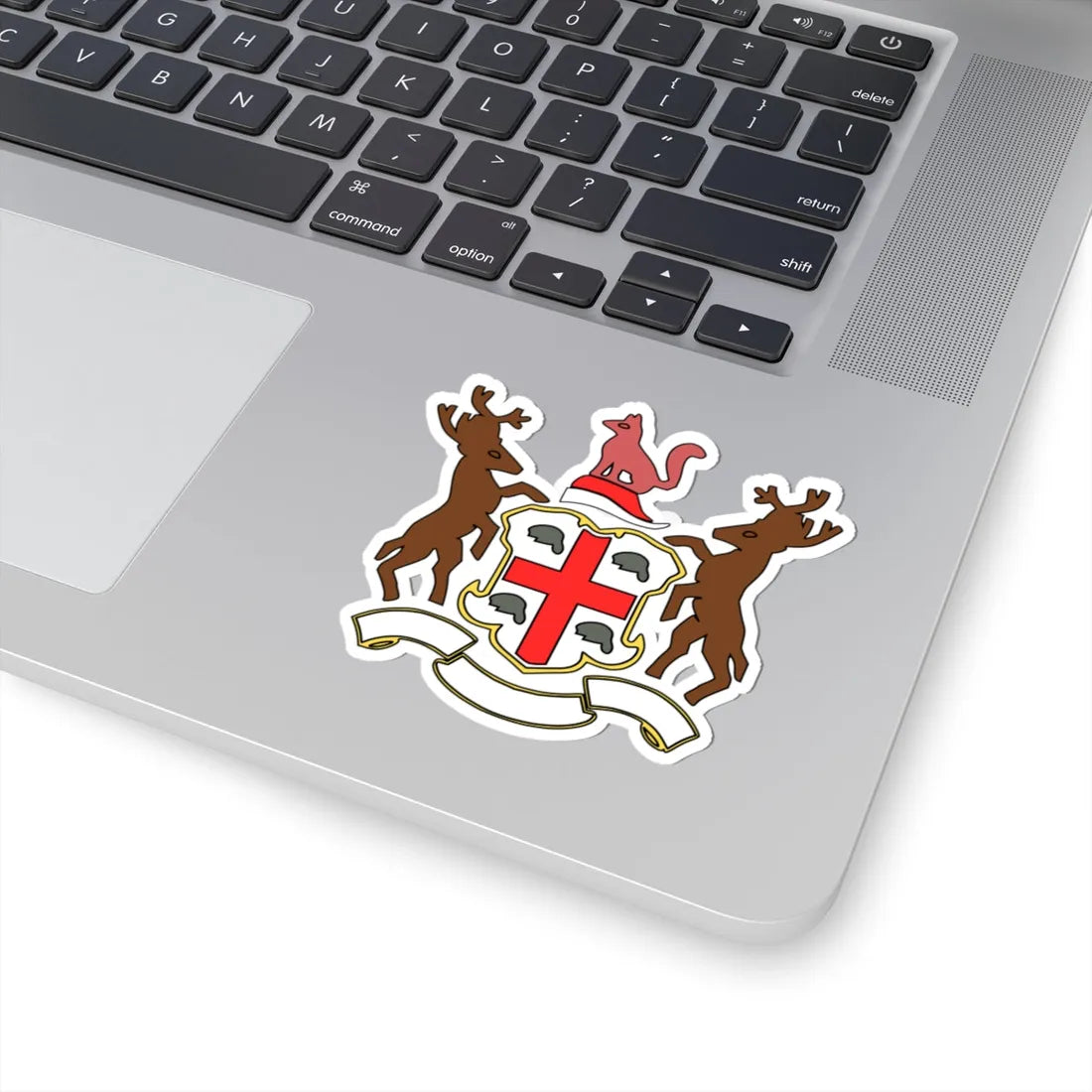 HudsonsBayCoatOfArms (Canada) (Coat of Arms) STICKER Vinyl Kiss-Cut Decal - The Sticker Space