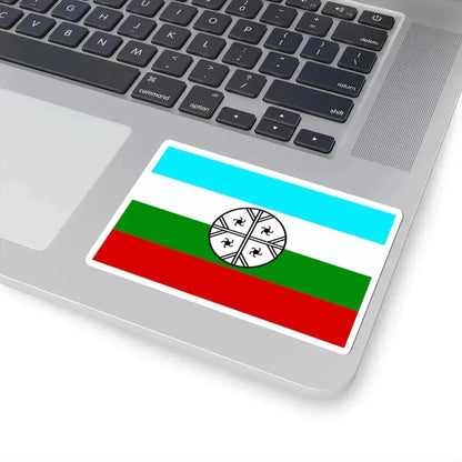 Huenteche flag (Chile) STICKER Vinyl Kiss-Cut Decal - The Sticker Space