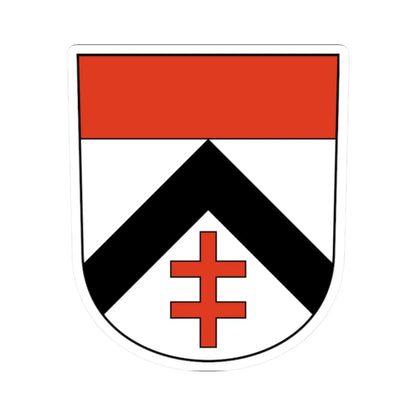 Huettikon-blazon (Switzerland) (Coat of Arms) STICKER Vinyl Kiss-Cut Decal 2 Inch White - The Sticker Space