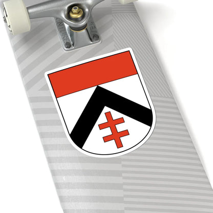 Huettikon-blazon (Switzerland) (Coat of Arms) STICKER Vinyl Kiss-Cut Decal - The Sticker Space