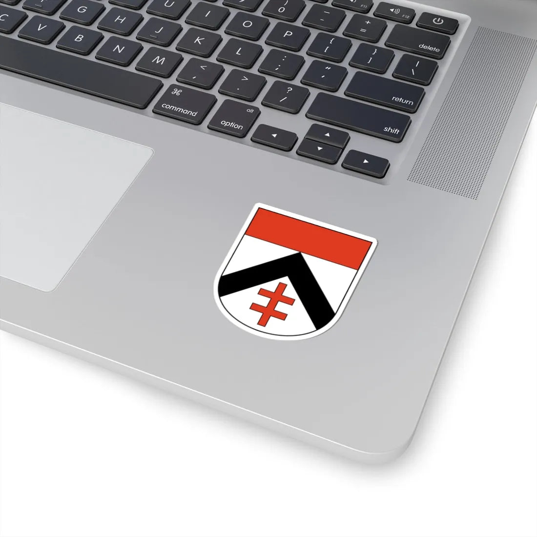 Huettikon-blazon (Switzerland) (Coat of Arms) STICKER Vinyl Kiss-Cut Decal - The Sticker Space