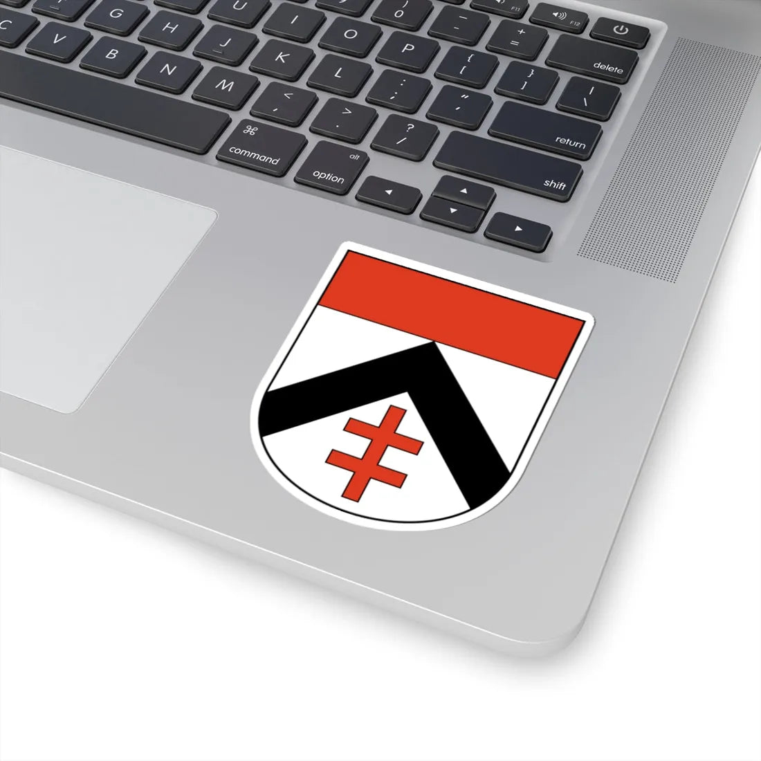 Huettikon-blazon (Switzerland) (Coat of Arms) STICKER Vinyl Kiss-Cut Decal - The Sticker Space