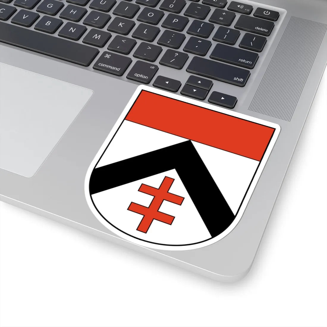 Huettikon-blazon (Switzerland) (Coat of Arms) STICKER Vinyl Kiss-Cut Decal - The Sticker Space