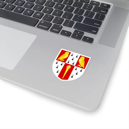 Hughes Hall Cambridge arms (England) (Coat of Arms) STICKER Vinyl Kiss-Cut Decal - The Sticker Space