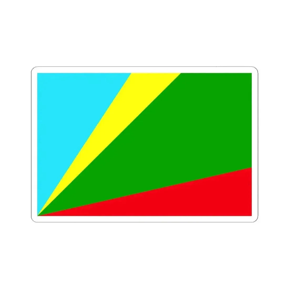 Huilliche flag (Chile) STICKER Vinyl Kiss-Cut Decal 6 Inch White - The Sticker Space