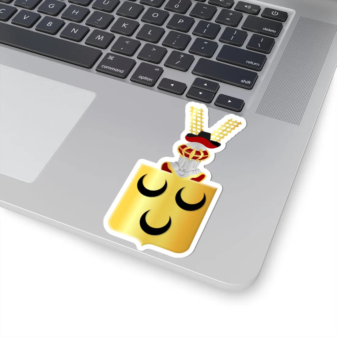 Huis en heerlijkheid Duivenvoorde wapen (Netherlands) (Coat of Arms) STICKER Vinyl Kiss-Cut Decal - The Sticker Space