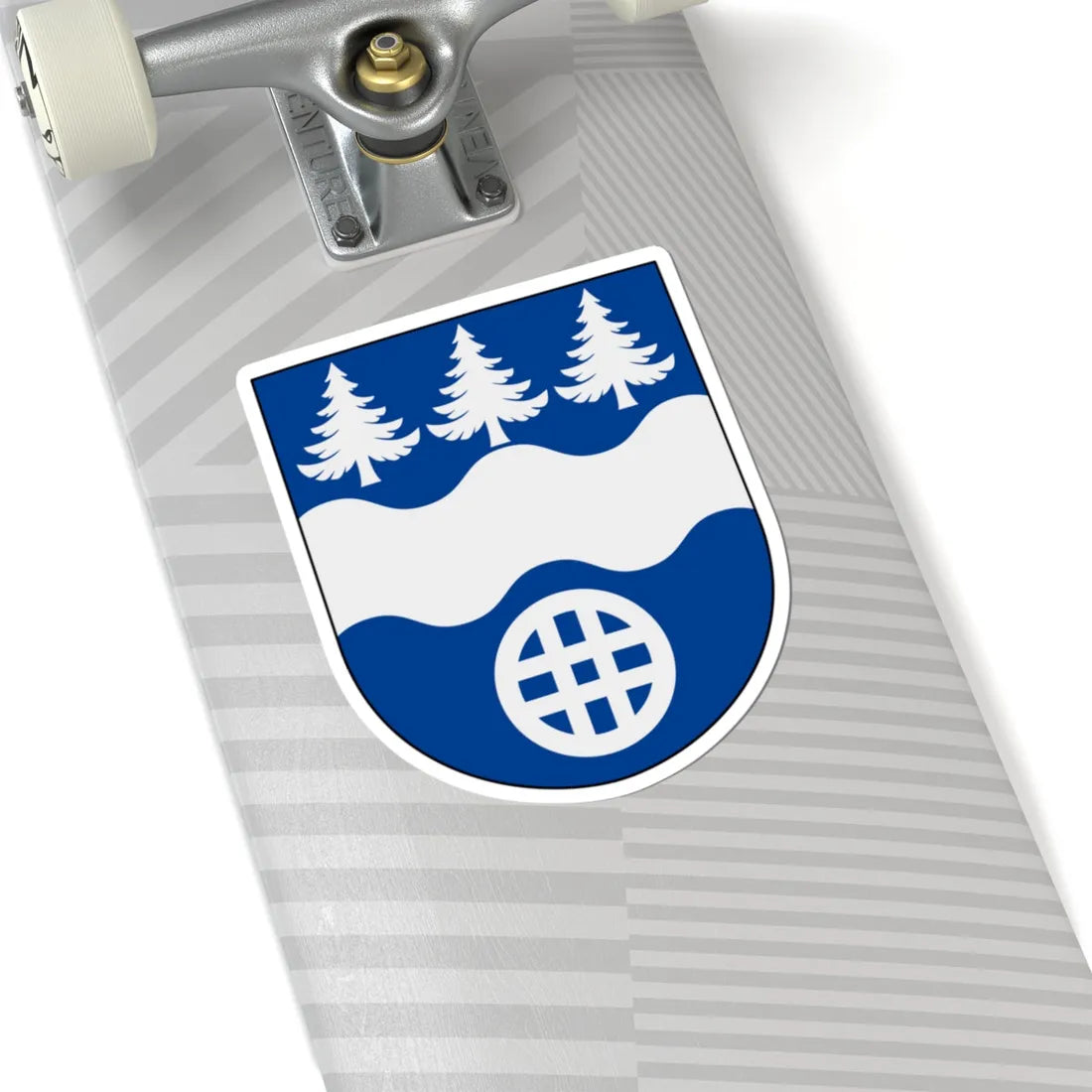 Hultsfred vapen (Sweden) (Coat of Arms) STICKER Vinyl Kiss-Cut Decal - The Sticker Space