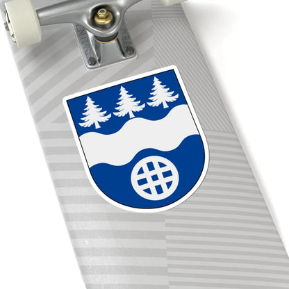 Hultsfred vapen (Sweden) (Coat of Arms) STICKER Vinyl Kiss-Cut Decal - The Sticker Space
