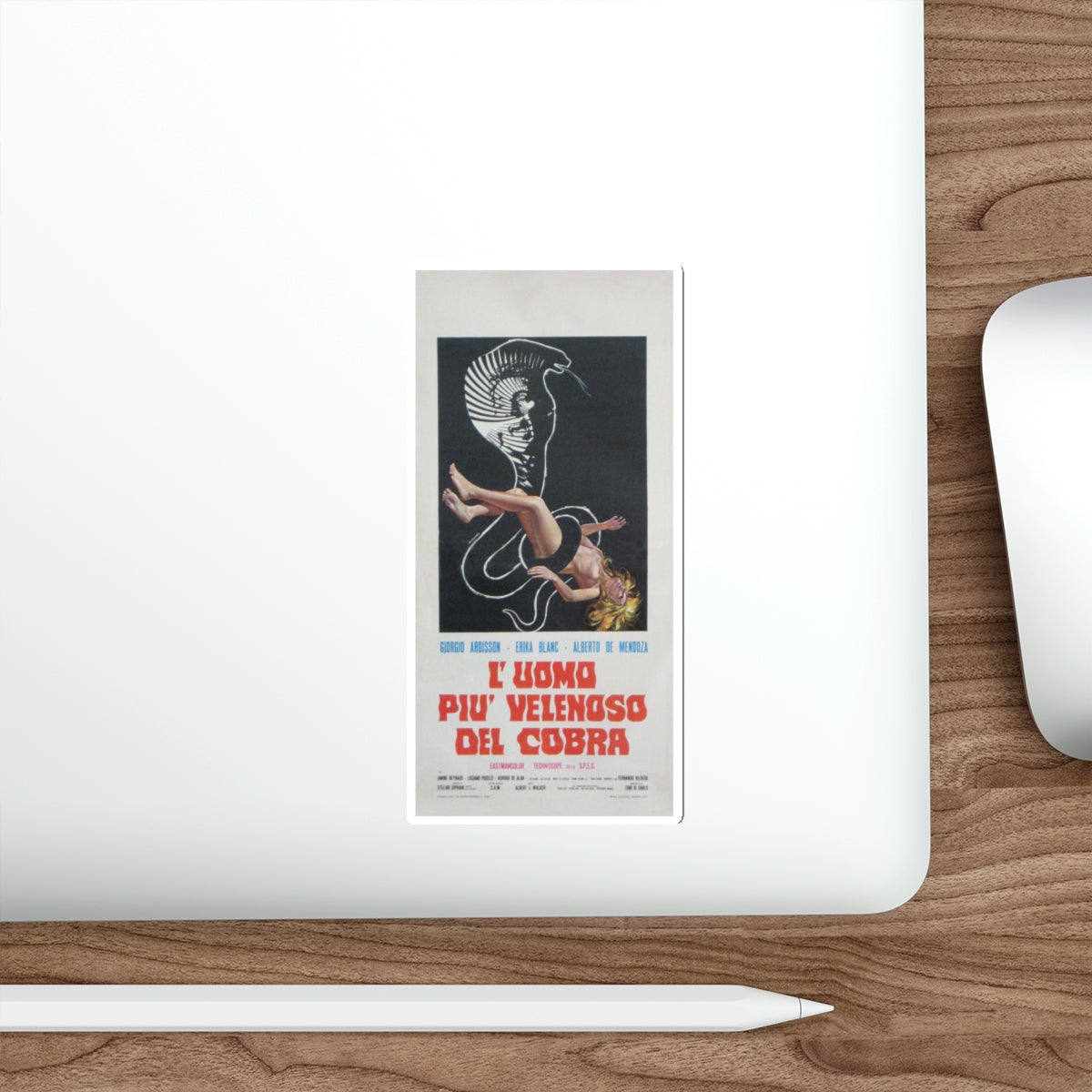 HUMAN COBRAS 1971 Movie Poster STICKER Vinyl Die-Cut Decal-The Sticker Space