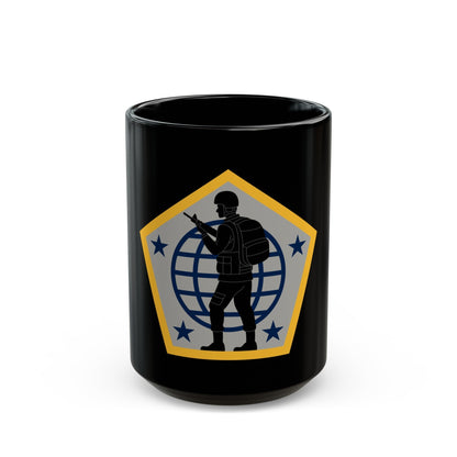 Human Resources Command (U.S. Army) Black Coffee Mug-15oz-The Sticker Space