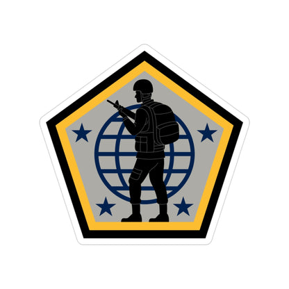 Human Resources Command (U.S. Army) Transparent STICKER Die-Cut Vinyl Decal-3 Inch-The Sticker Space