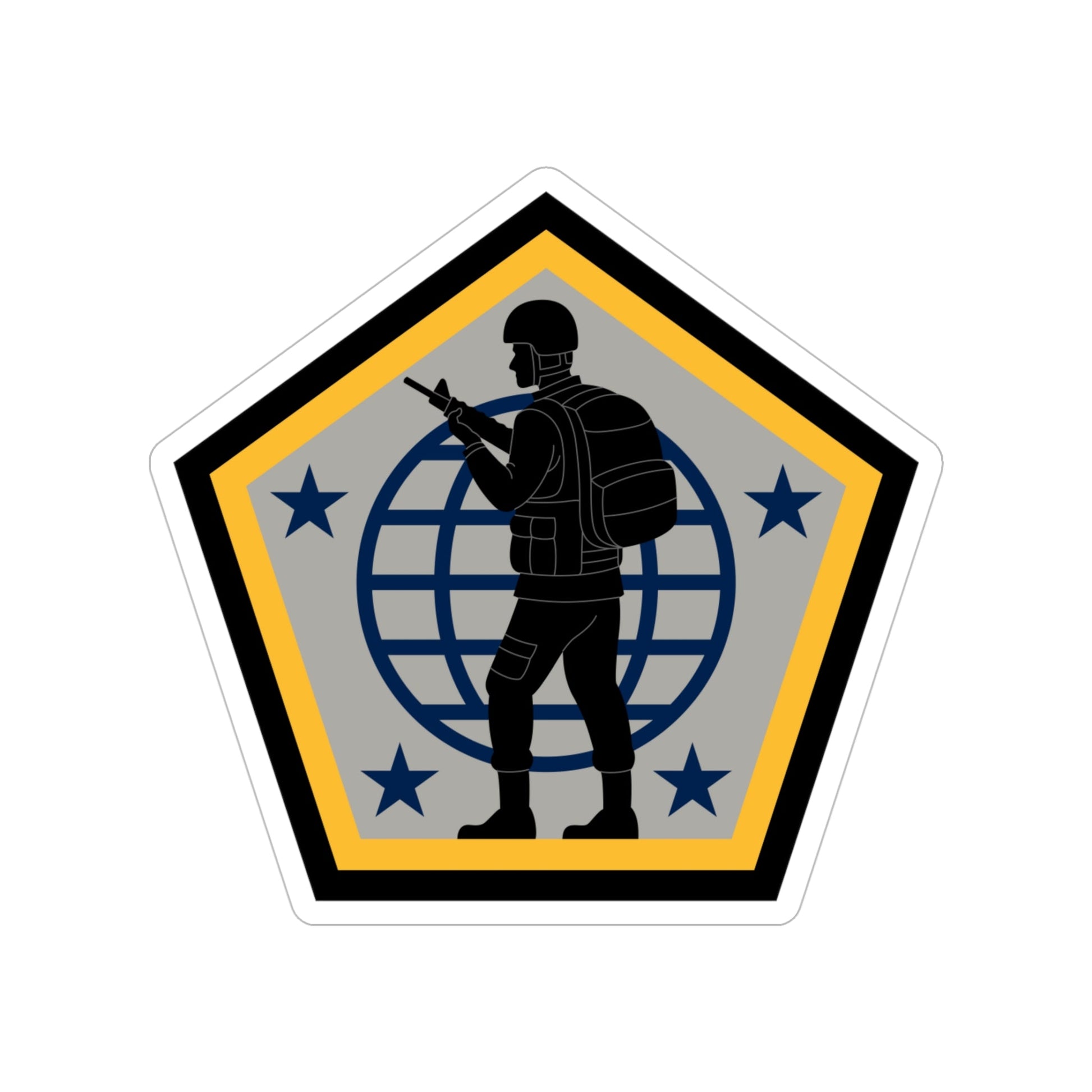 Human Resources Command (U.S. Army) Transparent STICKER Die-Cut Vinyl Decal-5 Inch-The Sticker Space