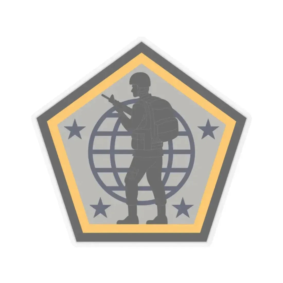 Human Resources Command (U.S. Army) STICKER Vinyl Kiss-Cut Decal 2 Inch Transparent - The Sticker Space