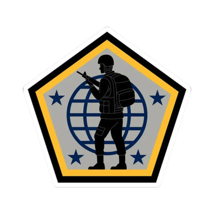 Human Resources Command (U.S. Army) STICKER Vinyl Kiss-Cut Decal 2 Inch White - The Sticker Space