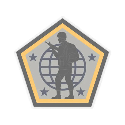Human Resources Command (U.S. Army) STICKER Vinyl Kiss-Cut Decal 3 Inch Transparent - The Sticker Space