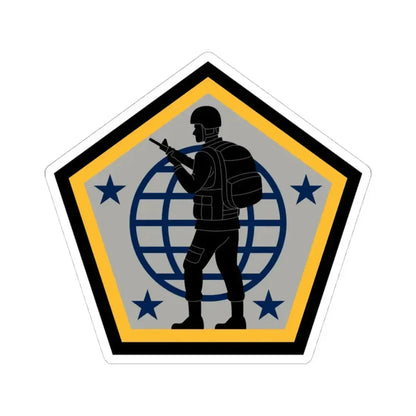 Human Resources Command (U.S. Army) STICKER Vinyl Kiss-Cut Decal 4 Inch White - The Sticker Space