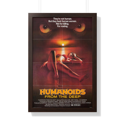 HUMANOIDS FROM THE DEEP 1980 - Framed Movie Poster-20" x 30"-The Sticker Space