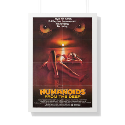 HUMANOIDS FROM THE DEEP 1980 - Framed Movie Poster-20" x 30"-The Sticker Space