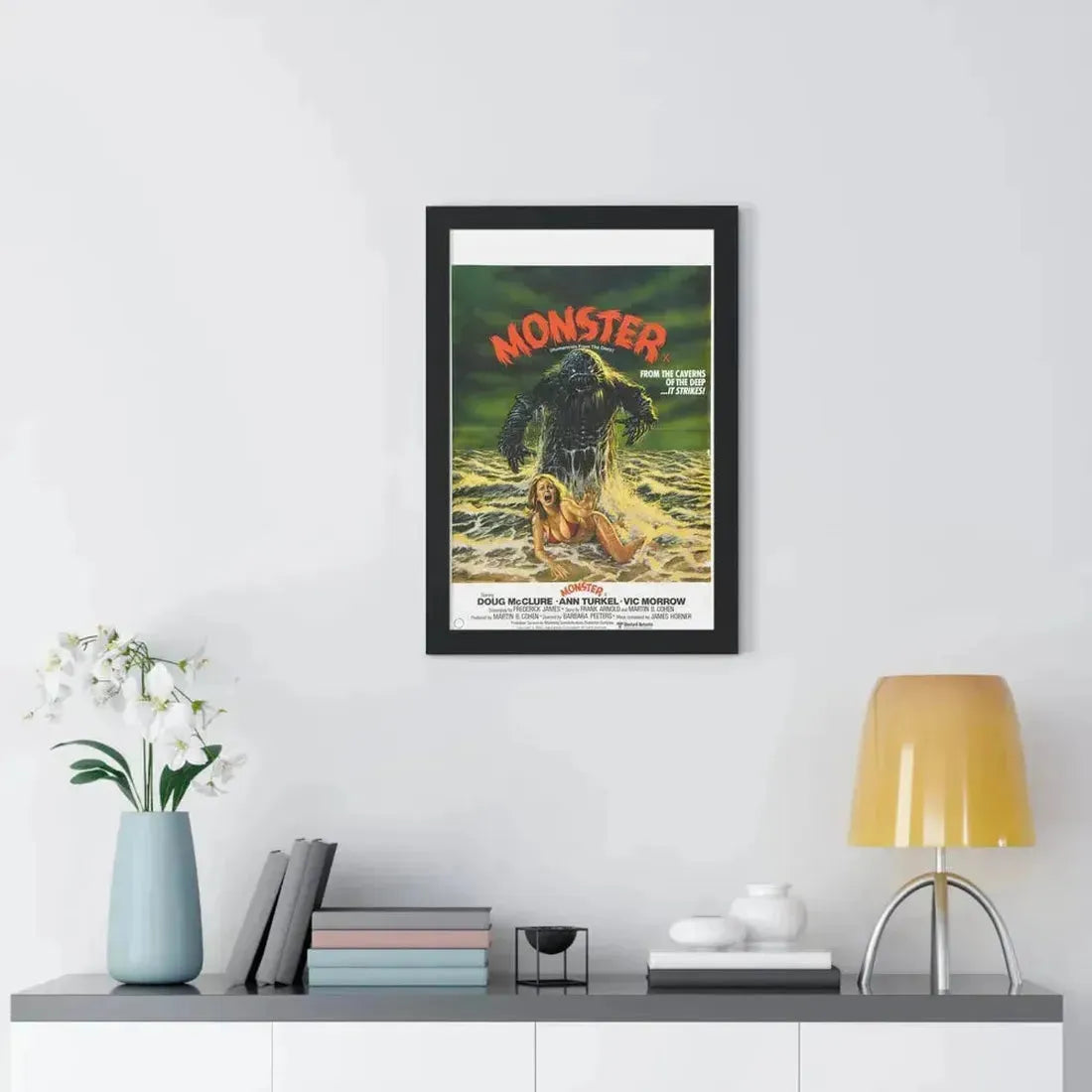 HUMANOIDS FROM THE DEEP (MONSTER) 2 1980 - Framed Movie Poster - The Sticker Space