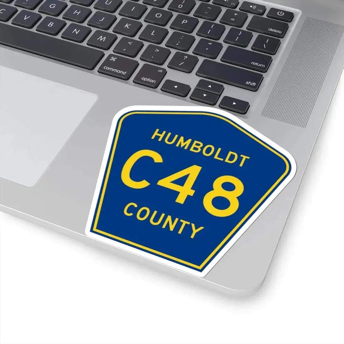 Humboldt County Route C48 IA (Iowa) (Road Sign) STICKER Vinyl Kiss-Cut Decal - The Sticker Space