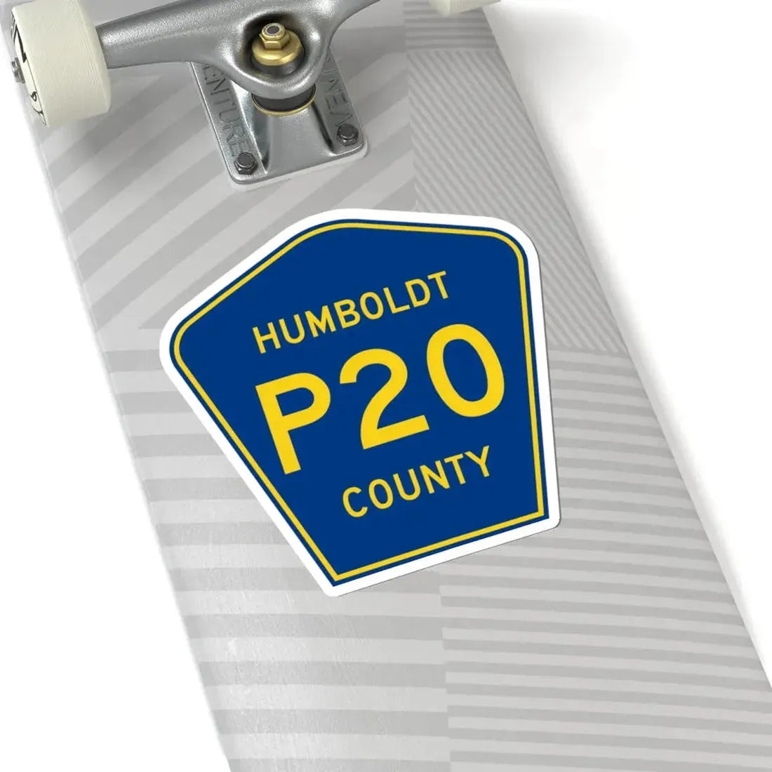 Humboldt County Route P20 IA (Iowa) (Road Sign) STICKER Vinyl Kiss-Cut Decal - The Sticker Space