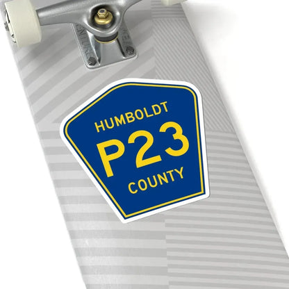 Humboldt County Route P23 IA (Iowa) (Road Sign) STICKER Vinyl Kiss-Cut Decal - The Sticker Space