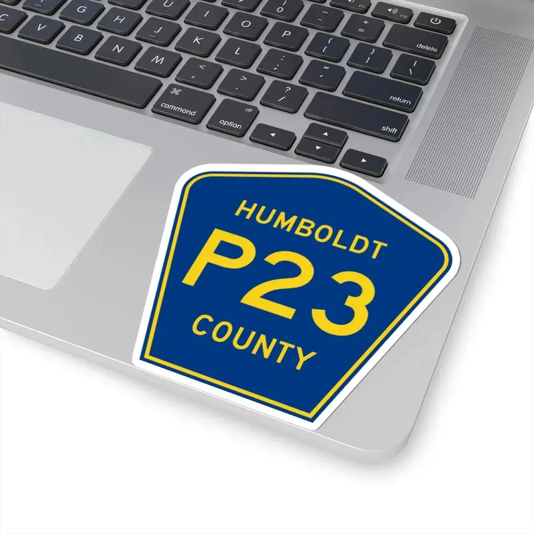 Humboldt County Route P23 IA (Iowa) (Road Sign) STICKER Vinyl Kiss-Cut Decal - The Sticker Space