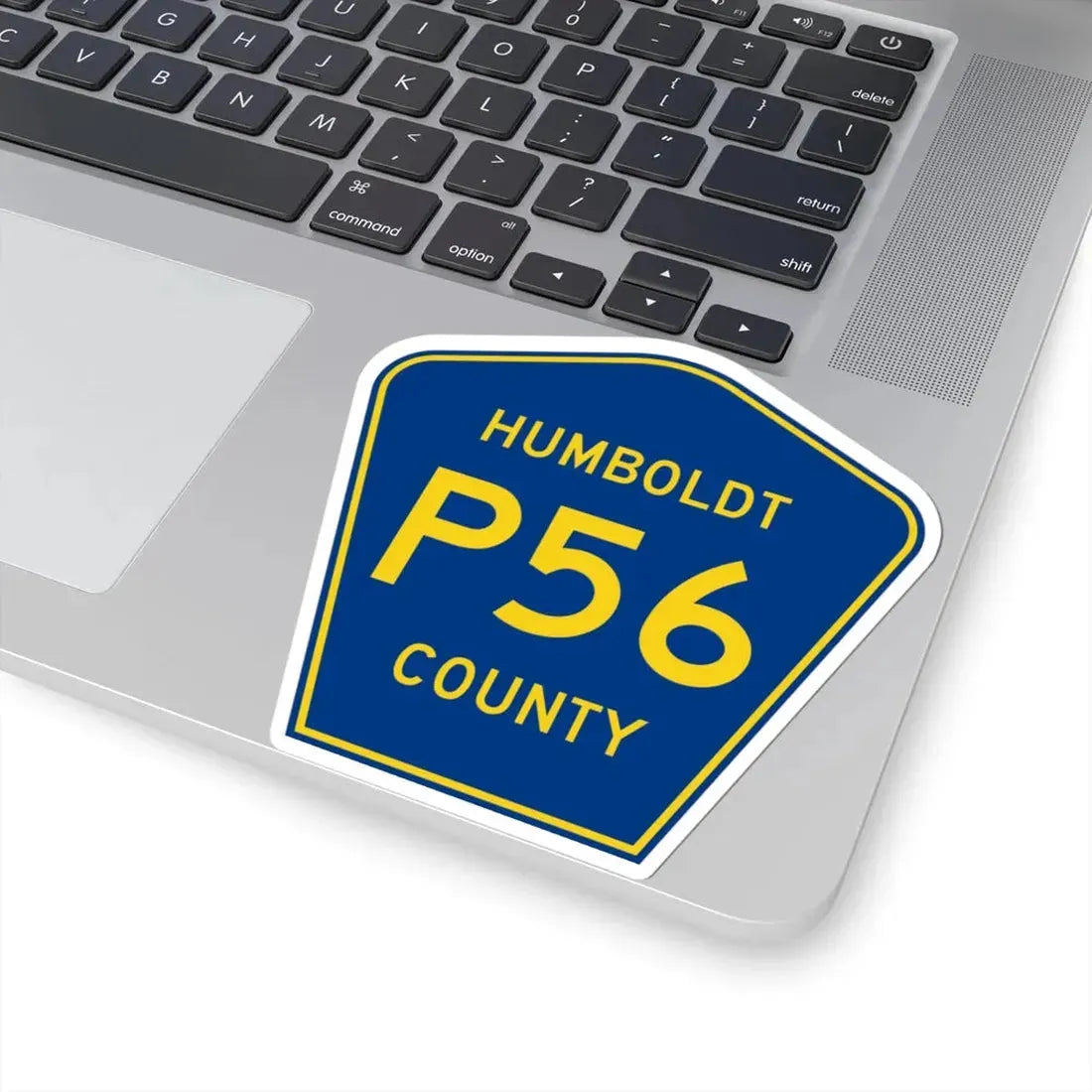 Humboldt County Route P56 IA (Iowa) (Road Sign) STICKER Vinyl Kiss-Cut Decal - The Sticker Space