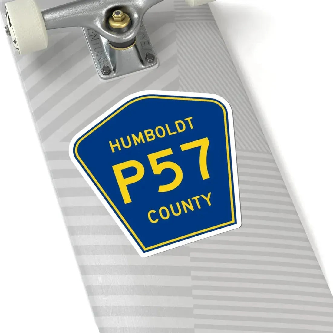 Humboldt County Route P57 IA (Iowa) (Road Sign) STICKER Vinyl Kiss-Cut Decal - The Sticker Space