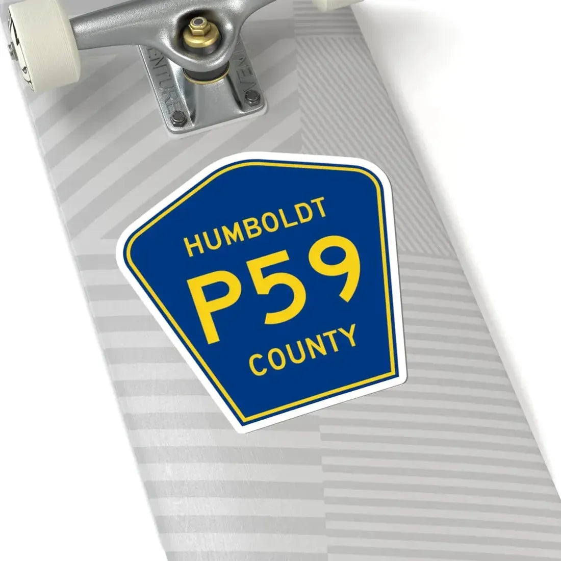 Humboldt County Route P59 IA (Iowa) (Road Sign) STICKER Vinyl Kiss-Cut Decal - The Sticker Space
