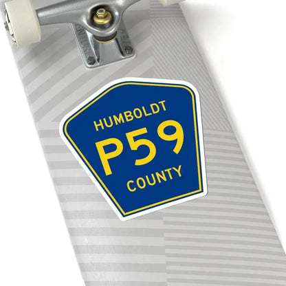 Humboldt County Route P59 IA (Iowa) (Road Sign) STICKER Vinyl Kiss-Cut Decal - The Sticker Space