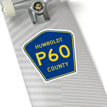 Humboldt County Route P60 IA (Iowa) (Road Sign) STICKER Vinyl Kiss-Cut Decal - The Sticker Space
