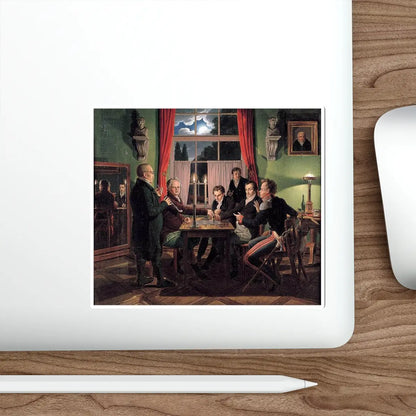 SKU:10058930173394905649 Sticker types:White Shape:Die-Cut Sizes:5" × 5"