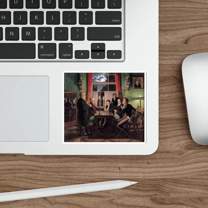 SKU:85571654589961265844 Sticker types:White Shape:Die-Cut Sizes:4" × 4"