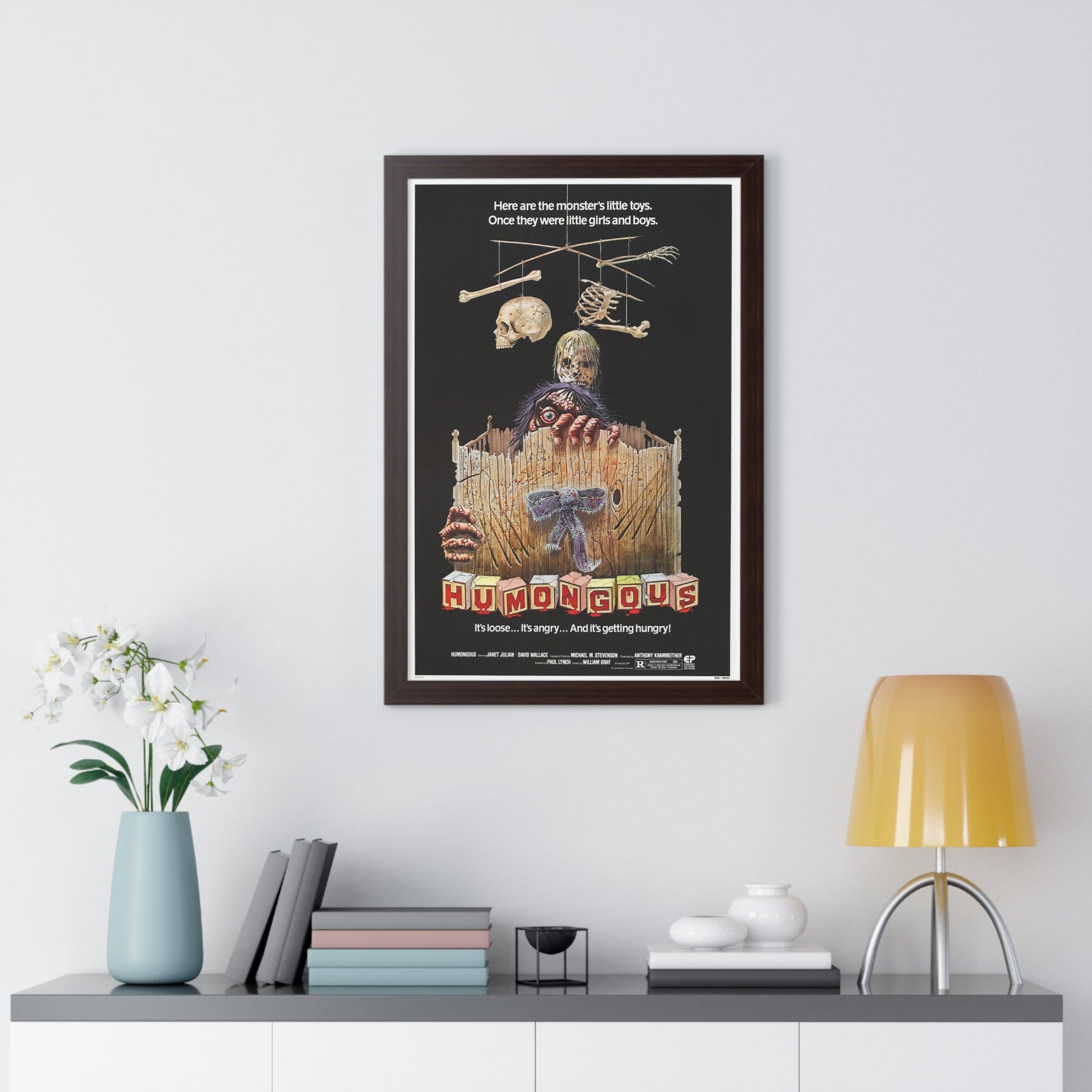 HUMONGOUS 1982 - Framed Movie Poster-The Sticker Space