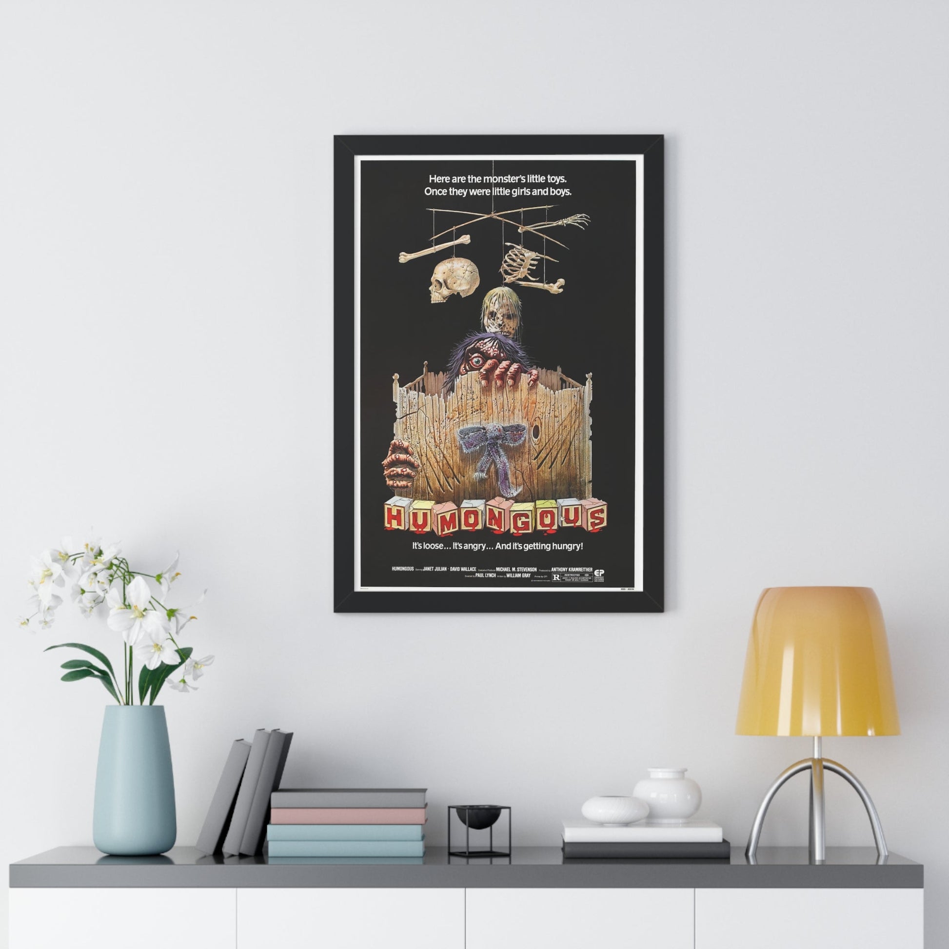 HUMONGOUS 1982 - Framed Movie Poster-The Sticker Space