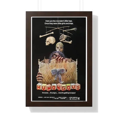 HUMONGOUS 1982 - Framed Movie Poster - The Sticker Space