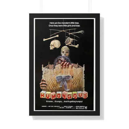 HUMONGOUS 1982 - Framed Movie Poster - The Sticker Space