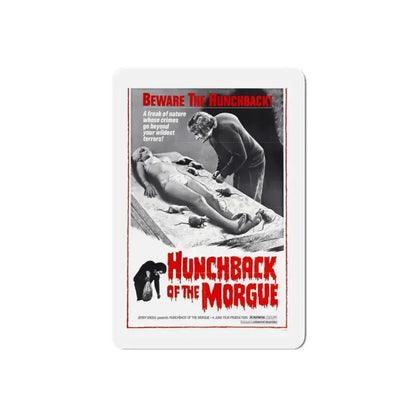 HUNCHBACK OF THE MORGUE 1973 Movie Poster - Refrigerator Magnet - The Sticker Space