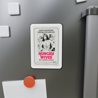 Hungry Wives 1972 Movie Poster Die-Cut Magnet-The Sticker Space