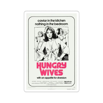Hungry Wives 1972 Movie Poster STICKER Vinyl Die-Cut Decal 3 Inch - The Sticker Space