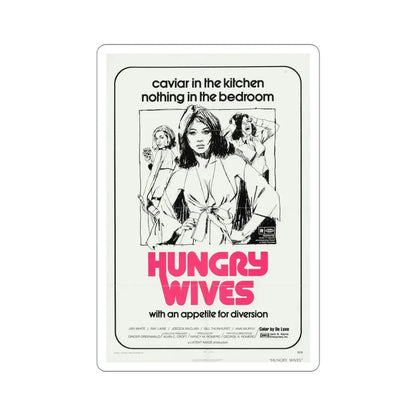 Hungry Wives 1972 Movie Poster STICKER Vinyl Die-Cut Decal - The Sticker Space