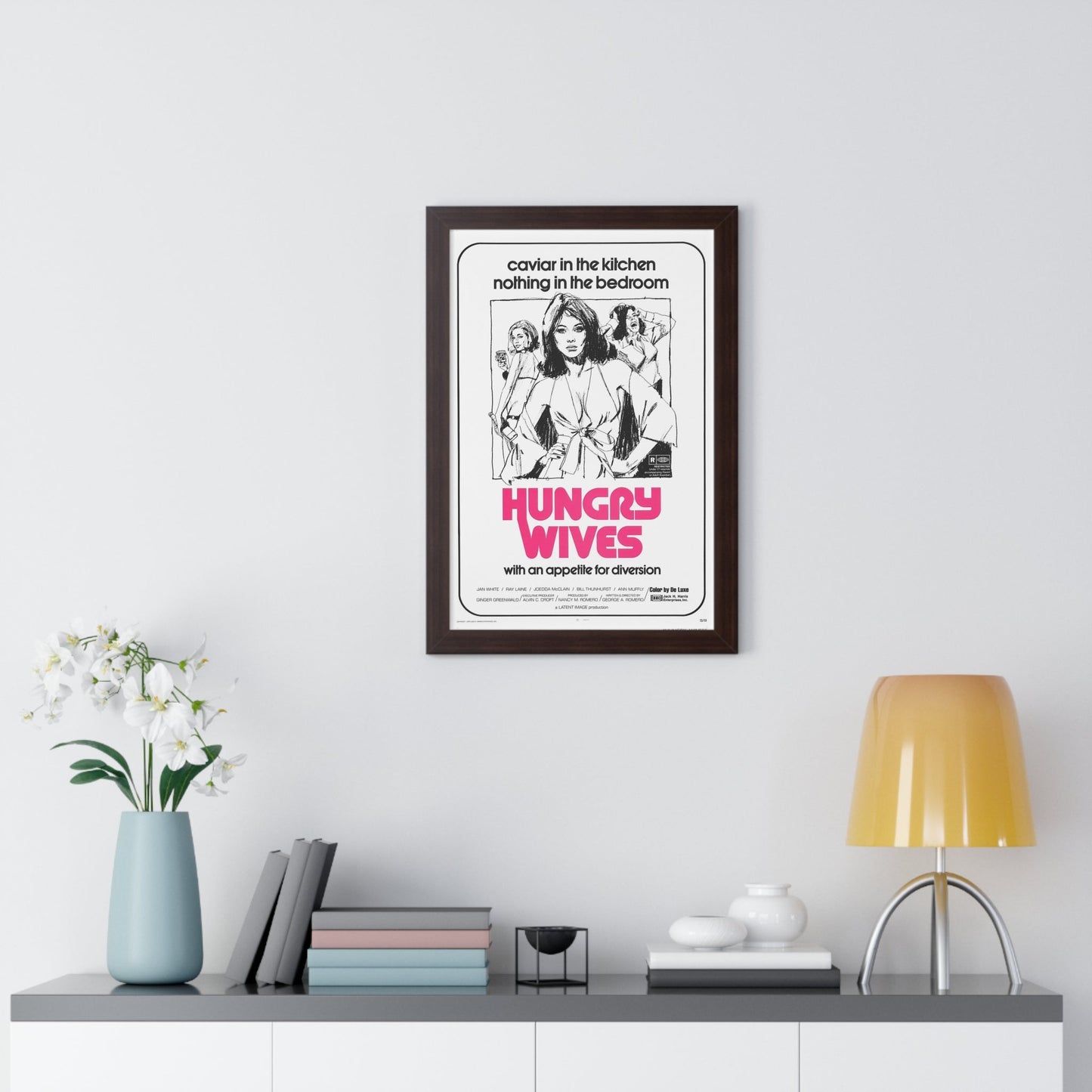 HUNGRY WIVES (SEASON OF THE WITCH) 1973 - Framed Movie Poster-The Sticker Space