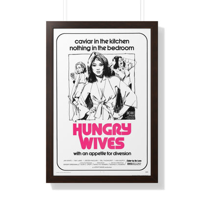 HUNGRY WIVES (SEASON OF THE WITCH) 1973 - Framed Movie Poster-20" x 30"-The Sticker Space