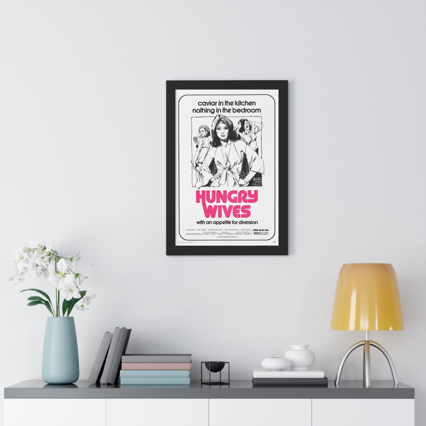 HUNGRY WIVES (SEASON OF THE WITCH) 1973 - Framed Movie Poster-The Sticker Space